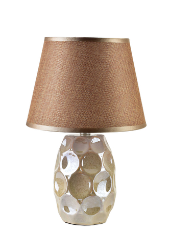 LETI BEIGE Lampa stołowa 11x11x33,5cm