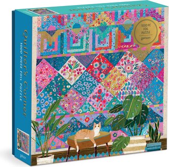 GALISON Puzzle Patchworkový koutek 1000 dílků