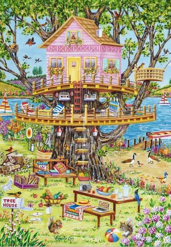 GRAFIKA Puzzle Dům na stromě 1000 dílků