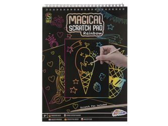 Škrabací blok - 20 listů - Rainbow