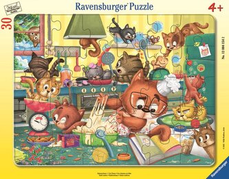 RAVENSBURGER Puzzle Kočicí blázinec 30 dílků