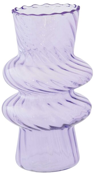 Váza z borosilikátového skla Twist & Match Orange