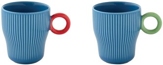 Sada dvou porcelánových hrnků Twist & Match Blue