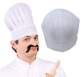 Fiestas Guirca Kuchařská čepice papírová