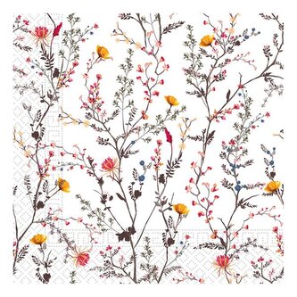 UBROUSKY 3VRSTVÉ PODZIMNÍ KVĚTY 33X33CM