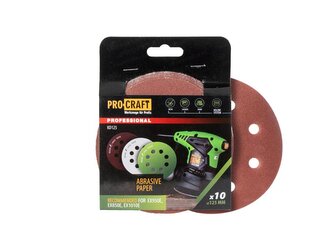 Papíry brusné P150 PROCRAFT KD125 10ks