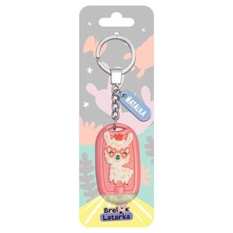 Brelok 3D z latarką - Natalka