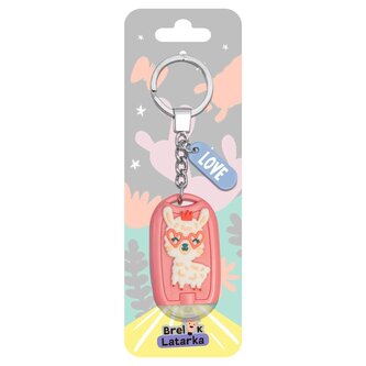 Brelok 3D z latarką - Love