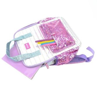 Plecak Acolchada 38cm fiolet