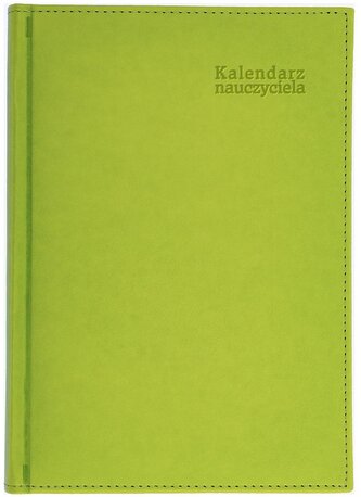 Kalendarz naucz. 2025/26 A5 tyg. Vivella seledyn