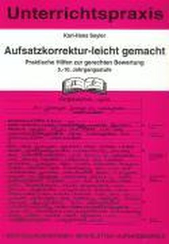 Aufsatzkorrektur-leicht gemacht