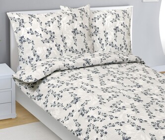 Povlečení krepové - Béžová,Šedá,Červená - 140x200, 70x90 cm