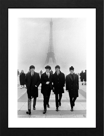 Obraz na zeď - The Beatles - Paris, 34.3 × 44.5 cm