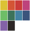 Zeszyt A5 96k. linia Rainbow Classic Collection, 9583162, Herlitz