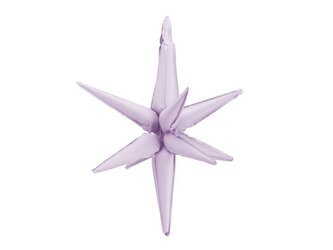 Balon foliowy Gwiazda 3D 70cm fiolet