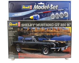 Model samochodu do sklejania 1:24 67242 Shelby Mustang GT 350 Revell + 4 farbki, pędzelek, klej
