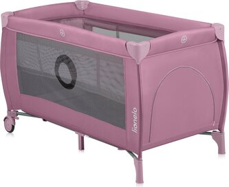 LIONELO Postýlka cestovní Stefi Plus Pink Magnolia
