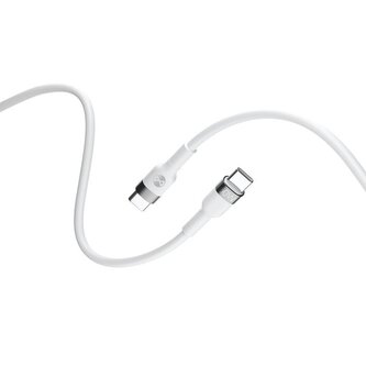 Kabel Forever Flexible USB-C/USB-C 2m 60W bílý