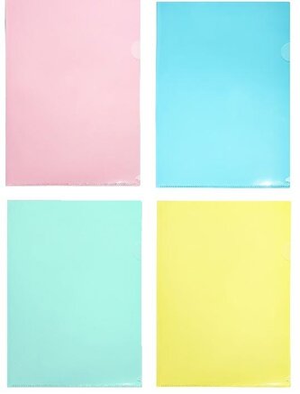 Ofertówka A4 PP pastel mix (8szt)