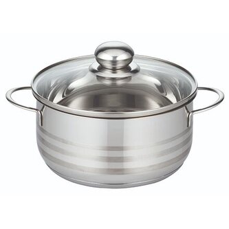 Brillant Hrnec Ø 20 cm, 2,6 l, nerezový ELO BASIC 22120