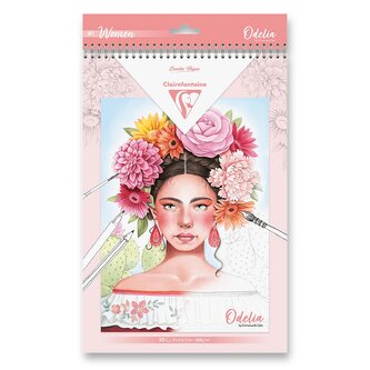 Omalovánky Clairefontaine Odelia Women A4, 20 listů