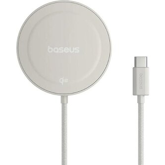 Bezdrátová nabíječka Baseus Simple Mini4 Qi2 15W kompatibilní s MagSafe zlatá