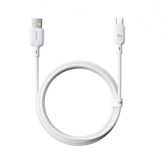 Kabel Baseus Silky USB/USB-C 1m 100W bílý