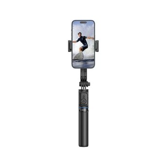 Selfie tyč s bluetooth a stativem XO SS13 106cm černá