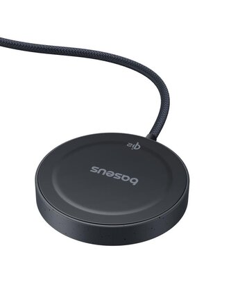 Bezdrátová nabíječka Baseus Simple Mini4 Qi2 15W kompatibilní s MagSafe černá