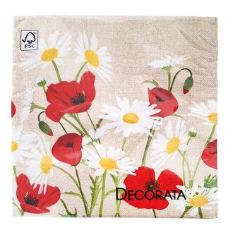 UBROUSKY 3VRSTVÉ SEDMIKRÁSKY+MÁKY 33X33CM