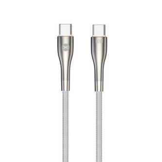 Kabel Forever USB-C/USB-C 1m 60W bílý
