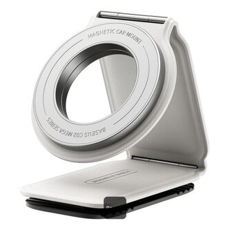 Držák do auta s magnetem Baseus C02 Prime Trip na palubní desku bílý