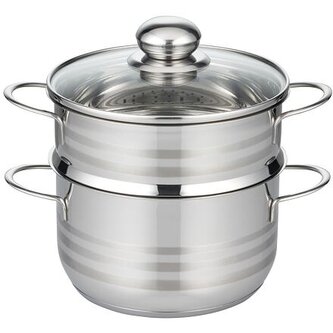 Brillant Napařovací hrnec Ø 24 cm, 2,9/5,6 l, nerezový ELO BASIC 22724