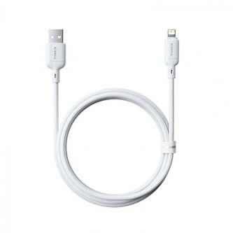Kabel Baseus Silky USB/Lightning 1m 2.4A bílý