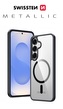 POUZDRO SWISSTEN CLEAR JELLY MagStick METALLIC PRO SAMSUNG S721B GALAXY S24 FE 5G ČERNÉ
