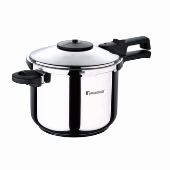 BERGNER Tlakový hrnec CRETA nerez 6 litrů, 22 cm BG-4448-MM