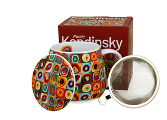 Zaparzacz baryłka SQUARES WITH CIRCLES inspired by W. Kandinsky