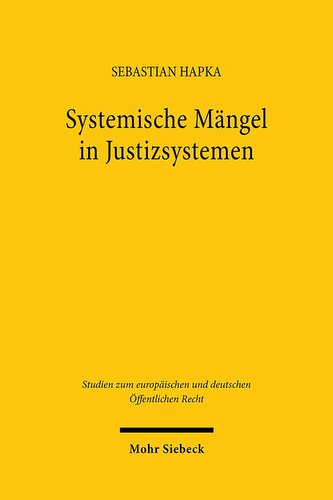 Systemische Mängel in Justizsystemen
