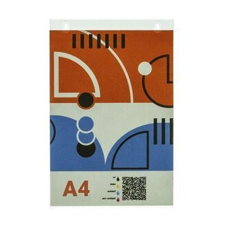 Držák na dokumenty, transparentní, nástěnný, A4, plexisklo, vertikální, ANTRA 4089G