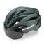 Kask rowerowy Rockbros z szybką, odpinane okulary z ochroną UV, unisex - zielony