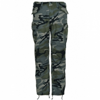 Kalhoty Vintage Industries M65 Heavy Satin - nightcamo, XXS