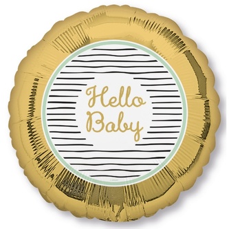 Foliový balonek Hello Baby, 43 cm
