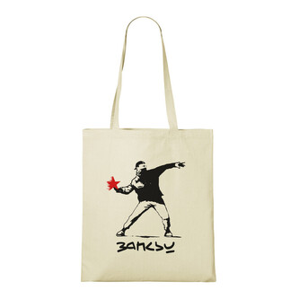 Taška Star Throw by Banksy, 100% bavlna