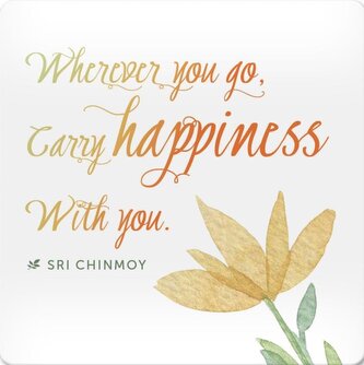 Korkový podtácek s citátem Wherever you go