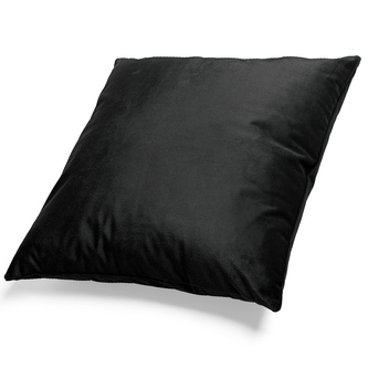 Mikroplyšový povlak na polštář 50x50 cm Černý