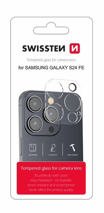 SWISSTEN OCHRANNÉ SKLO NA ČOČKY FOTOAPARÁTU PRO SAMSUNG S721B GALAXY S24 FE 5G