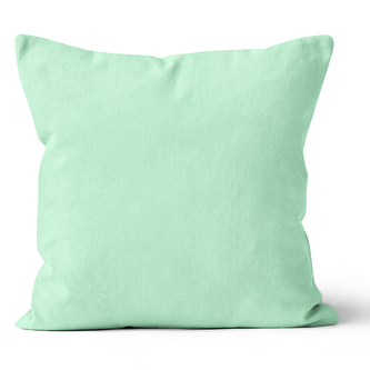 Mikroplyšový povlak na polštář 40x40 cm Mentolový