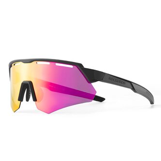 Okulary rowerowe Rockbros polaryzacyjne z ochroną UV i wkładką korekcyjną - szare