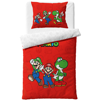Dětské povlečení Super Mario Luigi a Yoshi