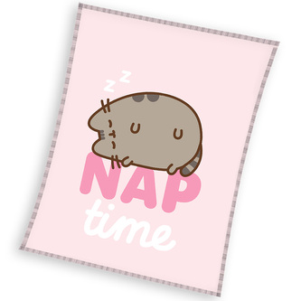 Dětská deka Kočička Pusheen Čas jít spát 130x160 cm